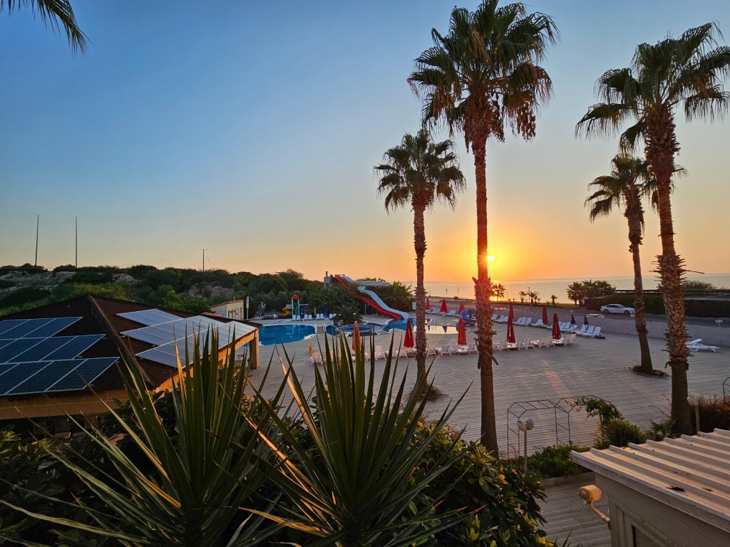 Sunrise view from rooms
